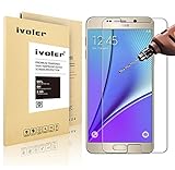 Samsung Galaxy Note 5 Screen Protector Glass- iVoler 0.2mm 2.5D Tempered Glass Screen Protector for Samsung Galaxy Note 5 with Lifetime Replacement Warranty (1-Pack) [in Retail Packaging]