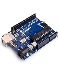 Kuman CNC Shield Expansion Board V3.0 + Uno R3 Board + A4988 controlador de motor paso a paso con disipador para Arduino Kits K75