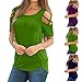 Moilant Women Cute Cat Print T Shirt Sexy Off-The-Shoulder Top Casual Comfortable Pullover Blouse Tunicthumb 3