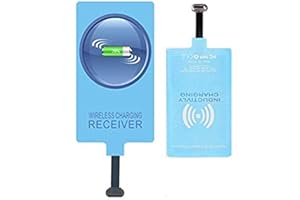 AISHEMI Wireless Charging Receiver Adapter with Fast Smart Microchip Technology for Samsung LG Huawei Sony Motorola Xiaomi Al