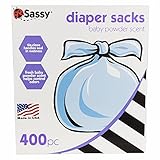 Sassy Baby Disposable Diaper Sacks, 400 Count