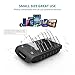 iFORWAY 8 Ports Charging Station for Multiple Devices, Multiport USB Charging Station Compitable with Apple iPhone iPad Samsung Cell Phone Tablet New MacBook