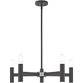 Livex Lighting 5 Lt Scandinavian Gray Chandelier