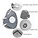 Dust Mask Speder Particulate Respirator Mask with Valve N95 5 Layer Filter Adjustable length disposable Mouth Mask in Pack(12) …