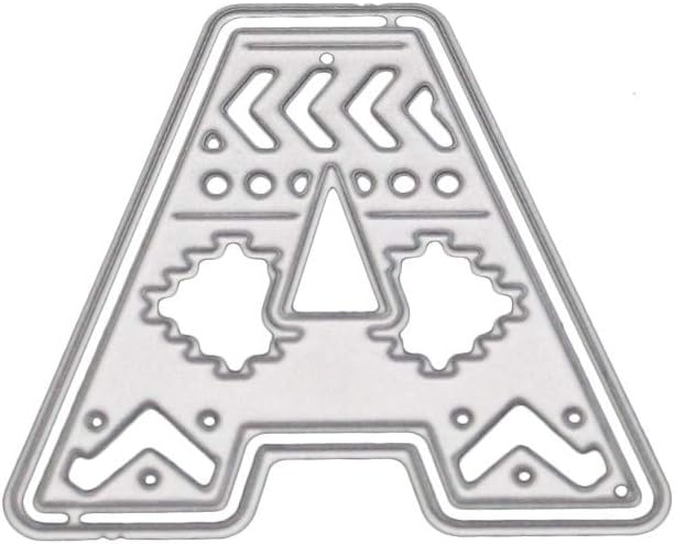 Cutting Dies, Qinpin 2018 5CM Large Big Alphabet Letters Cutting Dies Stencils Metal for DIY Scrapbooking,Free Delivery