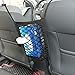 9 MOON Car Armrests Seats Purse Storage Car Net,Universal Car Seat Storage Mesh/Organizer - Mesh Cargo Net Hook Pouch Holder for Bag Luggage Pets Children Kids Disturb Stopper