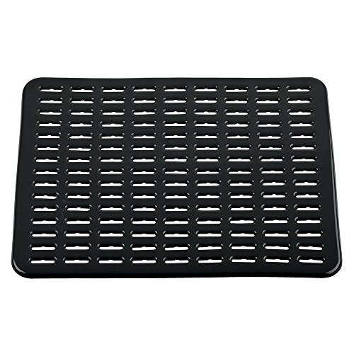 Black New Syncware Kitchen Sink Protector Mat Large