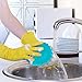 MAYBEST 5 Piece Silicone Sponges, Food-Grade Antibacterial Silicone Dishwashing Scrubber, Multipurpose Non Stick Mildew-Free Brush for Kitchen Wash, Pot/Pan/Dish Bowl/Wash Fruit and Vegetable