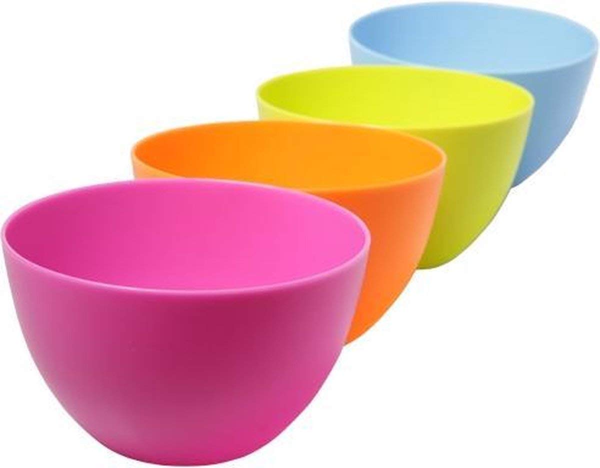 Buy G A D Industries Colorful Plastic Mixing Bowl Set for Kitchen