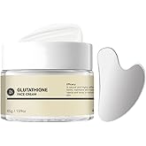 Glutathione Face Cream with Gua Sha - Face Moisturizer for Women - Face Cream for Women Anti Aging - Glutathione Skin W-hi-tening Cream, Antioxidant Moisturizing Nourishing Firming