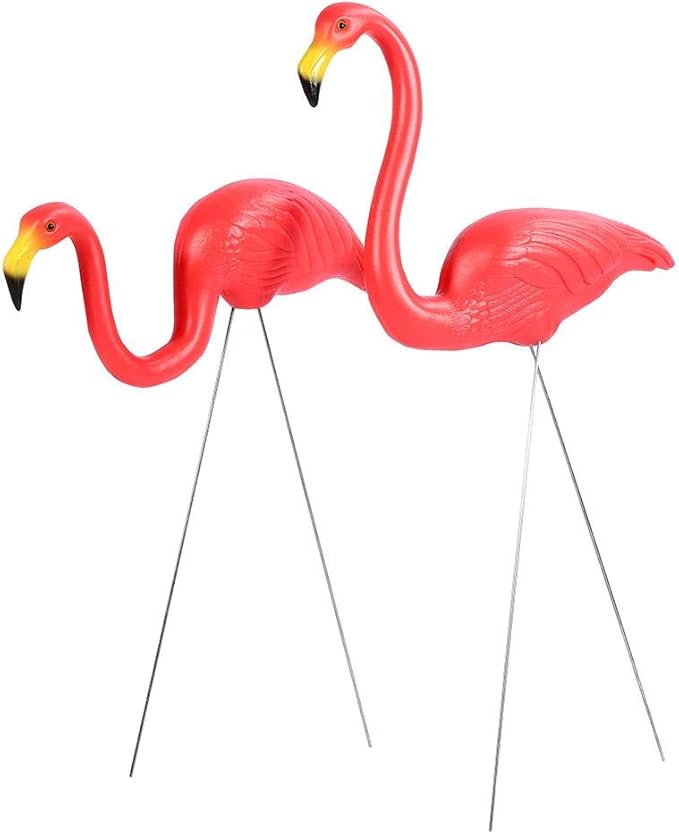 Lawn Ornaments Bird, Bird Lawn Ornaments One Pair of Plastic Lawn Pond