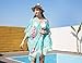Women's Floral Kimono Cover Up - Lightweight Leopard Chiffon Beachwear for Bikini,Cardigan and Swimwear(One Size,Mint Green)