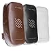 Sanabul Upgraded Battle Forged Kickboxing Muay Thai Pads 2pcs Muay Thai Striking Coaching Gear Martial Arts Training Kick Pads 1 Pair -Brown