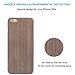 Joylink iPhone 6 Wood Case, Hard Natural Wooden Back With Scratch Resistant Aluminum Coating Frame Protective Cover for Iphone 6/6s (4.7