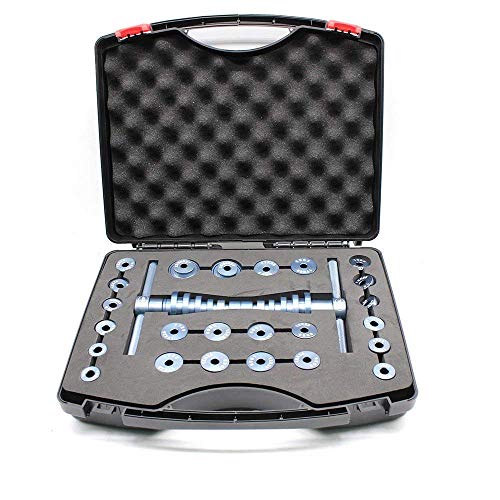 HYYKJ 25pcs Bicycle Bottom Bracket Hub Bike BB Axis Bearing Removal Installation Press Repair Tool Kit Aluminum Alloy 7075 CNC