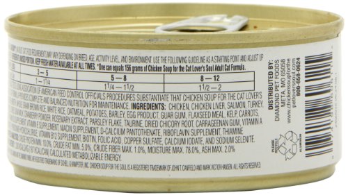 Chicken Soup for the Soul Chicken for Adult Cats 5.5 Ounce Cans, Case of 24