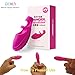 Powerful Finger Vibrator,Personal Finger Massager,Pink