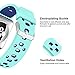 Band for Apple Watch 38mm, Alritz Silicone Sport Straps Replacement Wristband Bracelet for Apple Watch Series 3 / Series 2 / Series 1 / Nike+, Mint/Blue