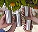 Stainless Steel Cups - Set of 4 Drinking Tumblers, 2 Sizes - Family and Kid Friendly, Pint Glasses, Eco-friendly, BPA-Free by SeaTurtle