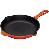 Le Creuset Enameled Cast-Iron 11-3/4-Inch Skillet with Iron Handle, Flame