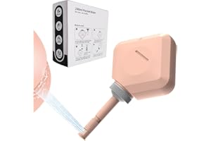 LUOOV Portable Bidet for Toilet or Travel 2 of Pack.Handheld Bidet for Postpartum Perineal Care,Hemorrhoid Treatment,and Baby,Elderly,Sprayer,Bio, Personal bidets (Orange+Pink)