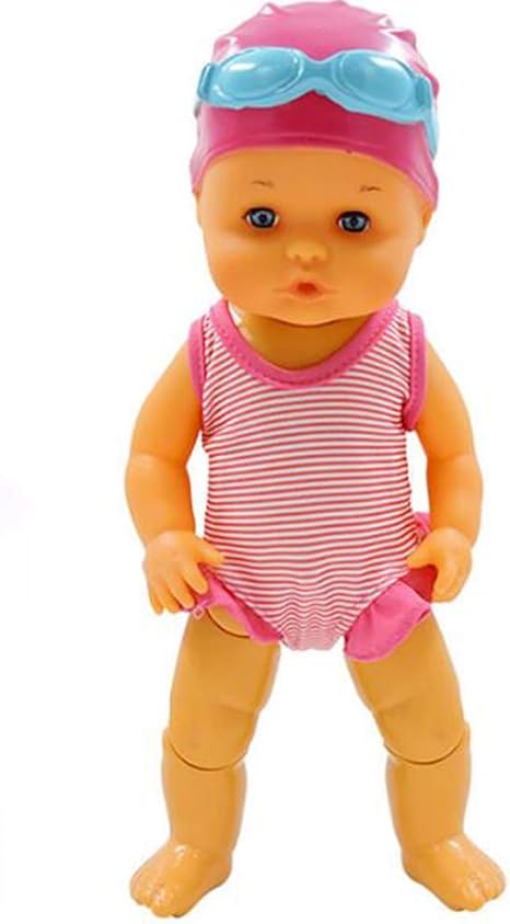 Amazon Co Jp お風呂の人形 男の子と女の子の子供の幼児のお風呂のおもちゃのギフトのために非シリコーン水泳人形の赤ちゃんのママi缶スイム人形 1 ホーム キッチン
