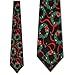 Three Rooker Christmas Wreath Neck Ties Mens Holiday Necktie