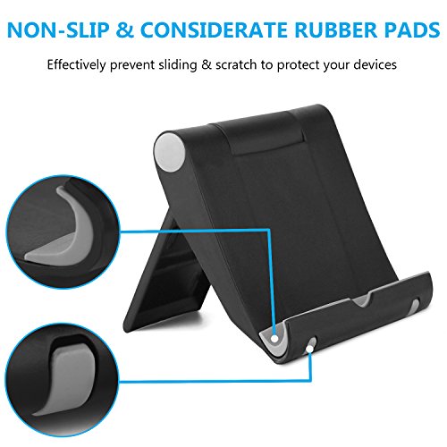 image for Fynix Cell Phone Stand Portable Multi-Angle, 2 Pack Tablet Stand Unive