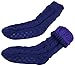 N'Ice Caps Girls Sherpa Lined Cable Knit Home Sock with Non-Skid Gripper Soles