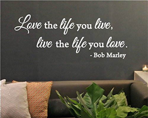 Mei Trend Wall Decor Sticker Bob Marley Quote Removable Vinyl Art Love The Life You Live Live The Life You Love 36 In 14 In P249 Buy Online In Andorra At Andorra Desertcart Com Productid