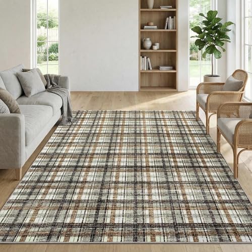Garvee Washable Rug 5x7 Area Rugs for Living Room Non Slip Throw Rugs Bedroom R…