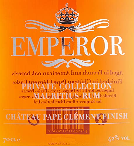 Emperor PRIVATE COLLECTION Mauritian Rum Château Pape Clément Finish mit Geschenkverpackung (1 x 0.7 l) – Bild 7