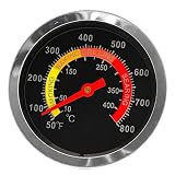 RoseSummer Stainless Steel Barbecue BBQ Smoker Grill Thermometer Temperature Gauge