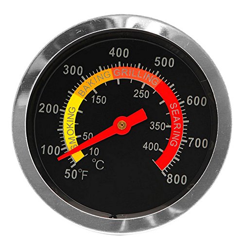 RoseSummer Stainless Steel Barbecue BBQ Smoker Grill Thermometer Temperature Gauge