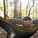 Fox Outfitters Neolite Double Camping Hammock – Lightweight Portable Nylon Parachute Hammock for Backpacking, Travel, Beach, Yard. Hammock Straps & Steel Carabiners Includedthumb 1