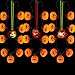 Halloween Treats- Halloween LED Necklace Bracelets Pumpkin Ghost Pirate Spider Eyeball Halloween Party Favor Light up Flashing Decoration Trick Treats Gift Bag Fillers for Women Men Family Pack