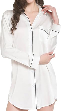 satin sleep shirt dress