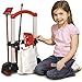 Casdon Henry & Hetty Toys - Henry Cleaning Trolley - Red Henry-Inspired Toy Playset with Mop, Brushes, Dustpan, & Accessories - Kids Cleaning Trolley Set - For Children Aged 3+