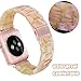 V-MORO Compatible Apple Watch Band 42mm 44mm 45mm Women - Resin Apple Watch Band Bracelet Metal Stainless Steel for Apple Watch Series 7/6/5/4/3/2/ - Pearly Floral Pink
