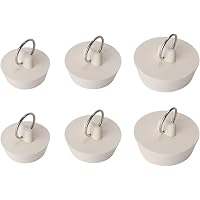 4 Tappi Di Ricambio Universali Per Lavello E Vasca Da Bagno In Gomma, Misure Diverse, Antiodore E Antiperdita - 2