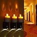 Battery Night Light, Night Light Motion Sensor Night Light Flameless Candle Set of 3 by Comenzar