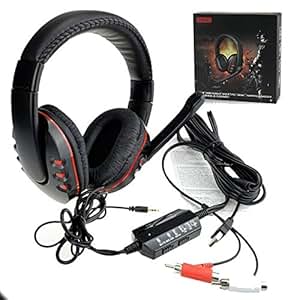 Amazon.com: [Over-Ear] Wired Gaming Headset Headphone with Mic for PS4 PS3 XBOX 360 PC Mac OS X