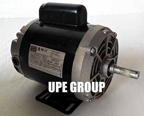 New WEG 1HP Electric Motor Fan Pump 56 frame 3480 rpm 1 phase 115/230 volt - Thumbnail 5