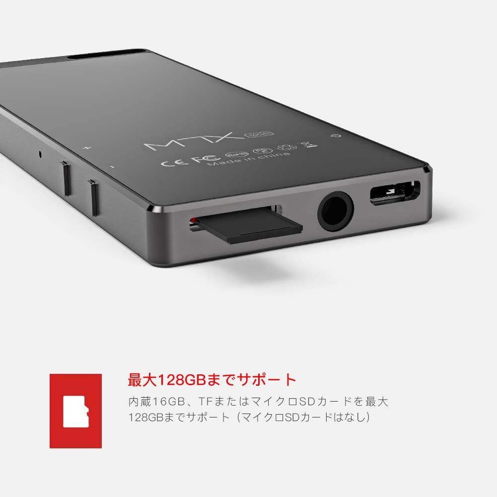 Amazon Victure Bluetooth4 1 Mp3プレーヤー 光るタッチボタン Fmラジオ Hifi高音質 16gb内蔵容量 128gb拡張可能 歩数計合金制 録音 M7x Victure デジタルオーディオプレーヤー