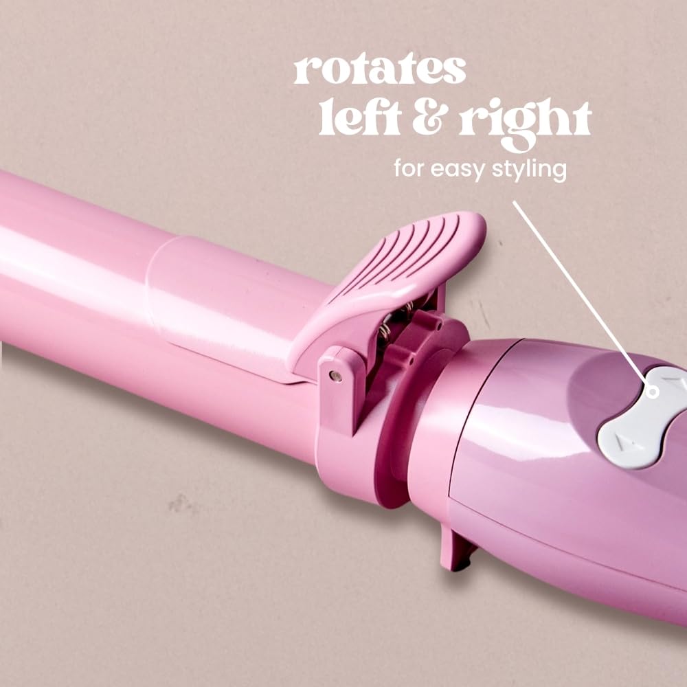 The Beachwaver Co. B1 Rotating Curling Iron - Automatic 1 Inch Ceramic - Easy-to-Use Spinning Wand for Long-Lasting Waves - Auto-Shut Off and Dual Voltage (BW160)