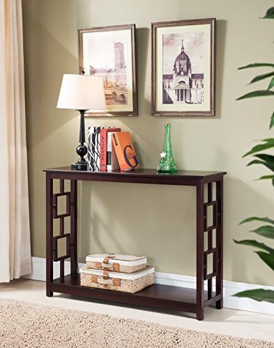 Kings Brand Furniture Pellegrino Console Table Cherry