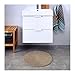 Ikea Beige Tan Supersoft Bath Shower Mat Rug Bathtub Bathroom Floor Round
