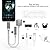 Headphone Adapter Dongle Jack Aux Audio & Charging & Volume Control 2 in 1 Cables Stereo Adaptor Connector Earphone Charger Splitter for iPhone7/7plus/iphone8/8plus/iphoneX,Support iOS 10.3/12-Silver from MPWHYL