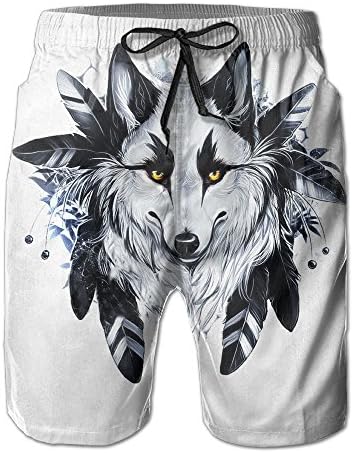 Men New Pretty Wolf Shorts
