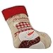 DEJU Christmas Stockings Set of 3, Santa, Snowman & Reindeer, 17